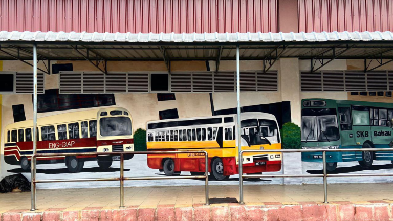 Mural @ Stesen Bas Bahau
